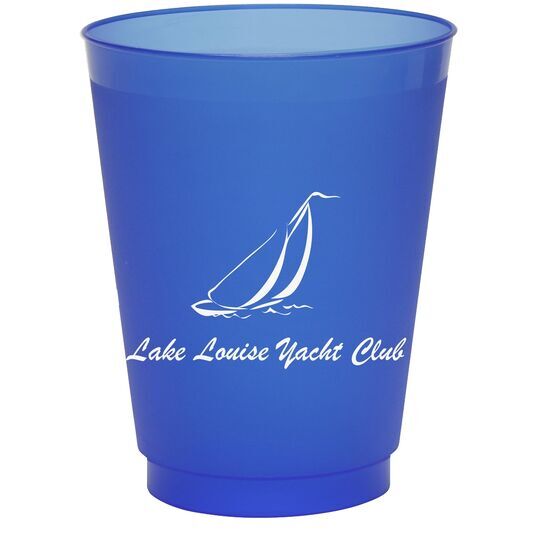 Sailboat Clipper Colored Shatterproof Cups